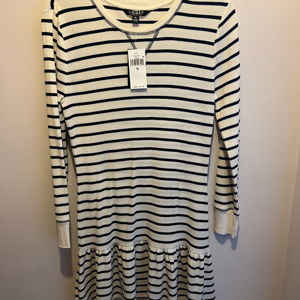 Ralph Lauren Striped Long Sleeve Dress